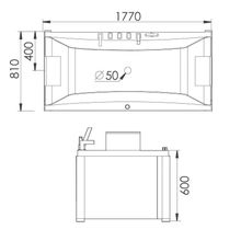 Акриловая ванна Gemy G9076 K