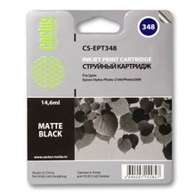 Картридж струйный Cactus CS-EPT348 черный матовый для Epson Stylus Photo 2100 (14.6мл)