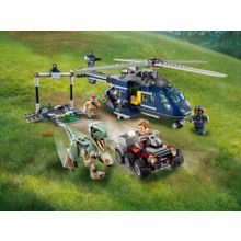 Конструктор LEGO 75928 Jurassic World Погоня за Блю на вертолёте