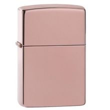 Зажигалка розовое золото глянцевая Zippo с покрытием High Polish Rose Gold