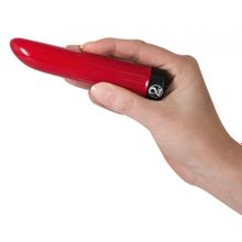 Красный вибратор Ladyfinger - 13 см. (52233)