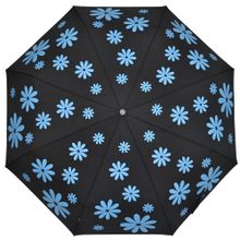 Зонт женский H.119-1 Голубые ромашки