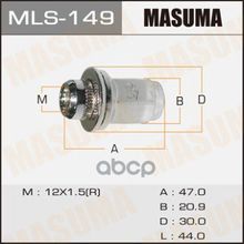 Гайка Toyota, Daihatsu, Lexus, Mitsubishi, Honda  12x1.5   Под Ключ=21мм В Упаковке 20шт Masuma арт. MLS149