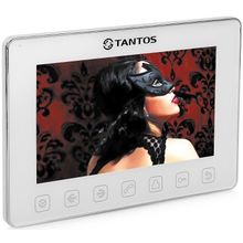 TANTOS Видеодомофон CVBS Tantos TANGO Белый Черный тонкий корпус 19.7мм внешний бп