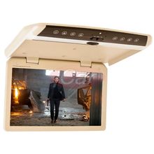 AVIS Electronics автомобильный потолочный монитор 15 , со встроенным FULL HD медиаплеером AVS1550MPP (бежевый)