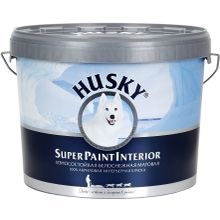 Хаски Super Paint Interior 10 л белоснежная до –20°С