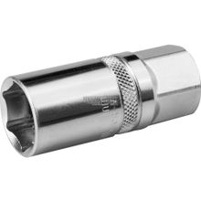 Торцевая головка свечная с магнитом "Kraftool Industrie Qualitat" 27813-16_z01 (FLANK, 16 мм, 1 2")