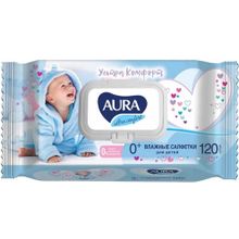 Aura Ultra Comfort 120 салфеток в пачке