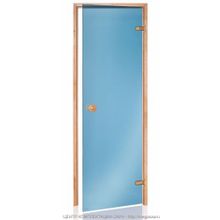 Дверь для сауны "Andres" 0,8х1,9 стекло синее