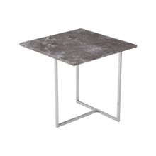 Слайн Стол журнальный Калифорния Бекко серый мрамор