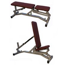 Скамья PutiSporta для жима усиленная с изменяемым углом наклона до 90градусов
