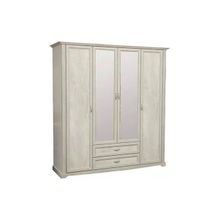 Олмеко Шкаф для одежды Сохо 32.01 бетон белый бетон патина