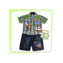 Комплект для мальчика (шорты и рубашка)
