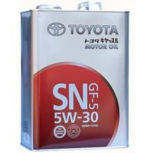 Toyota Toyota Масло моторное Motor Oil 5w30 SN CF (4л) (Япония) (08880-10705) 4л