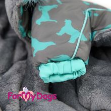 Комбинезон для собак ForMyDogs серо голубой для мальчиков FW347 1-2016 M