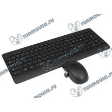 Комплект клавиатура + мышь Microsoft "Wireless 900 Desktop" PT3-00017, беспров., черный (USB) (ret) [138304]