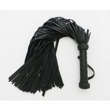 Чёрная плетка с 110 хвостами - 75 см. Черный