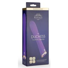 Фиолетовый вибратор The Duchess Thumping Vibrator - 20 см. (фиолетовый)