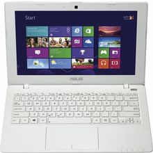 Ноутбук Asus X200Ma White Celeron N2840 (2.16-2.58GHz 1Mb 22nm 7.5w) 4096M(1333) 500Gb(5400) noDrive 11.6 Led (1366x768) Glare Intel® HD Graphics WiFi BT4.0 Lan Cam HDMI 2xUSB2.0 1xUSB3.0 CardReader 3cell-3300mAh 302x200x25.6mm 1.24kg Windows®8 <90NB04U1-