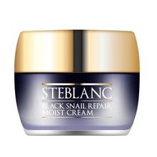 Увлажняющий крем для лица с муцином черной улитки Steblanc Black snail Repair Moist Cream 50мл