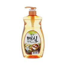 Средство для мытья посуды, овощей и фруктов Японский абрикос CJ Lion Charmgreen Japanese Apricot Clean Dish Wash 1л