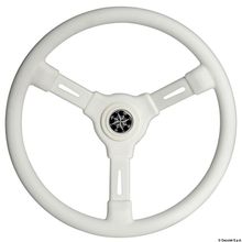 Osculati 3-spoke steering wheel white 355 mm, 45.158.06