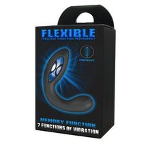 Анальный вибратор Flexible Fabulous Vibration Frequency B Черный