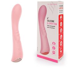 Нежно-розовый вибромассажер 6  Silicone G-Spot Fun - 19,1 см. (244390)