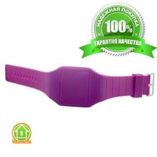 Ультратонкие силиконовые LED часы Nexer G1206, синие