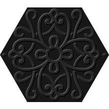 Itt Ceramic Flora Black 23x27 см