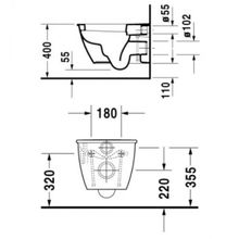 Duravit Унитаз подвесной Darling New 2545090000