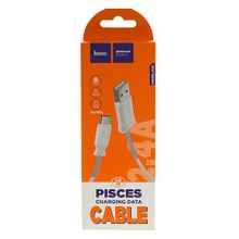 Data кабель USB HOCO X24 Pisces Type C, 1 метр, белый