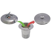 Foresti & Suardi Крышка к заливной горловине с замком из хромированной латуни Foresti & Suardi TAPPO.504C.C дизельное топливо