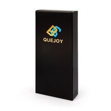 Фиолетовый рельефный вибратор-кролик QUEJOY - 25 см. (фиолетовый)