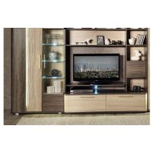 Алмаз. Любимый дом Бруна Тумба под ТВ с надстройкой (Сономе эйч темная Сономе эйч светлая)