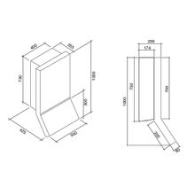 FALMEC RIALTO 55 h 1000 IX (800) ECP