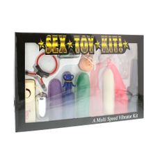 Seven Creations Яркий вибронабор SEX TOY KIT MULTI COLORS (разноцветный)