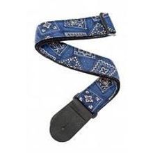 50G03 Тканный ремень для гитары, рисунок «Bandana Blue», Planet Waves