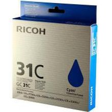 RICOH GC 31C картридж синий для Aficio GX e2600, e3300N, e3350N, e5550N, e7700N (1 920 стр) 405689