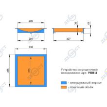 Передаточный кассовый лоток УПН-2 (щелевой, неподвижный). Деквест.