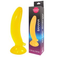 Bior toys Фаллоимитатор на присоске Banana желтого цвета - 17,5 см. (желтый)