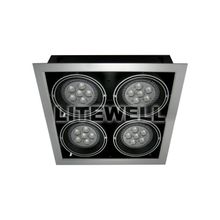 Светильник торгового освещения LED-GS04 Litewell. Светодиодный поворотный светильник направленного освещения. Источники света 4шт х16Вт поворачиваются в двух направлениях.