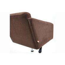 Tetchair Кресло MILAN хром, коричневый