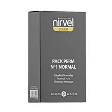 Комплект №1 для перманентной завивки натуральных, тонированных волос Nirvel Pack De Permanente 2x125мл