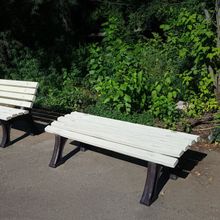 Эко-лавочка (без спинки) полимер-песчаный композит (2.0 м)