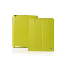 Кожаный чехол JisonCase Smart Leather Case Green (Салатовый цвет) для iPad 2 iPad 3 iPad 4