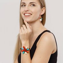 Браслет "Цветок", Волны Сиама (арт. 73199-1)