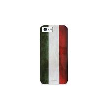 Puro чехол для iPhone 5 Italian Flag зеленый белый красный
