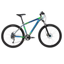 KELLYS SPIDER 30 GREY BLUE, МТВ велосипед, колёса 27,5", рама: AI 6061 21,5", 24 скор.