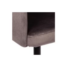 Tetchair Кресло LA FONTAIN (mod. 004), серый (HLR 24) черный